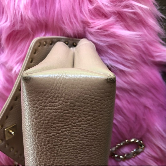 Valentino by Mario Valentino Pink Studded Shoulder Bag - Picture 10 of 13